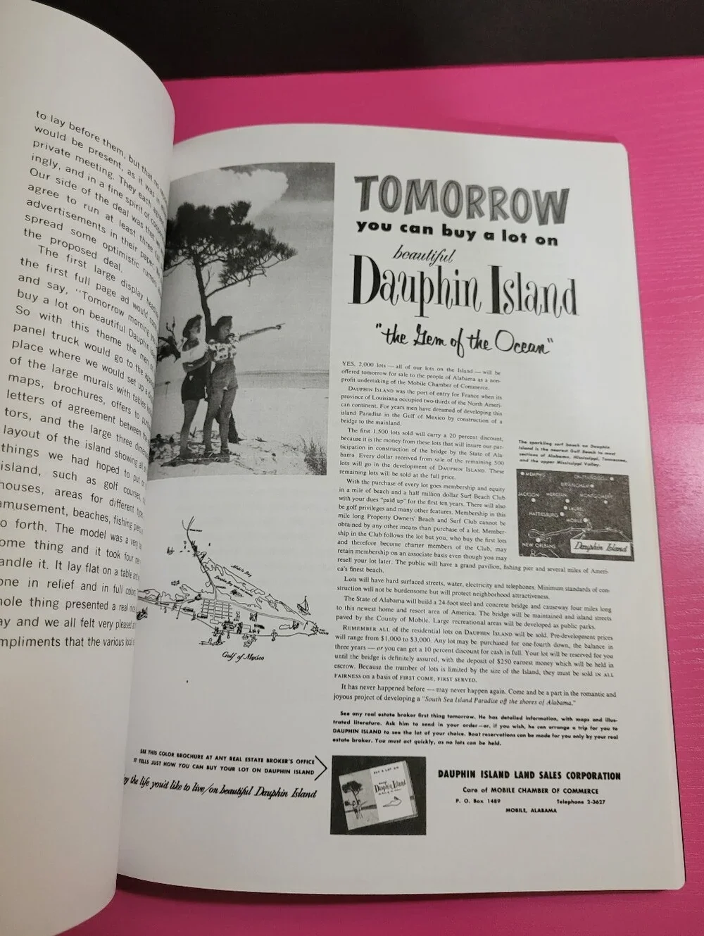 Bundle 2 Books Development of Dauphin Island, Alabama Dauphin Island 1699 (1646)